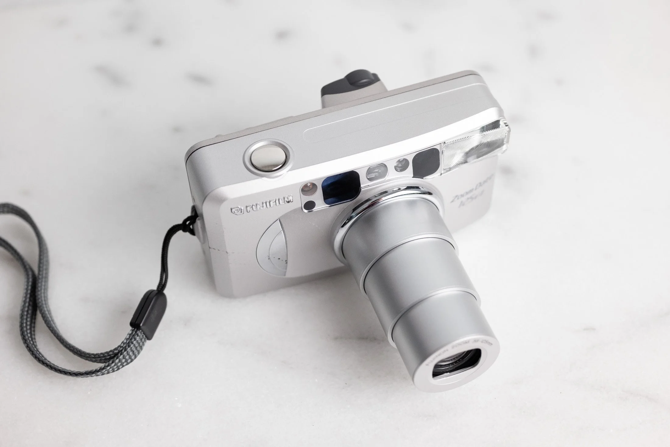 Fujifilm Zoom Date 125 EZ Point and Shoot 35mm Film Camera - Fully